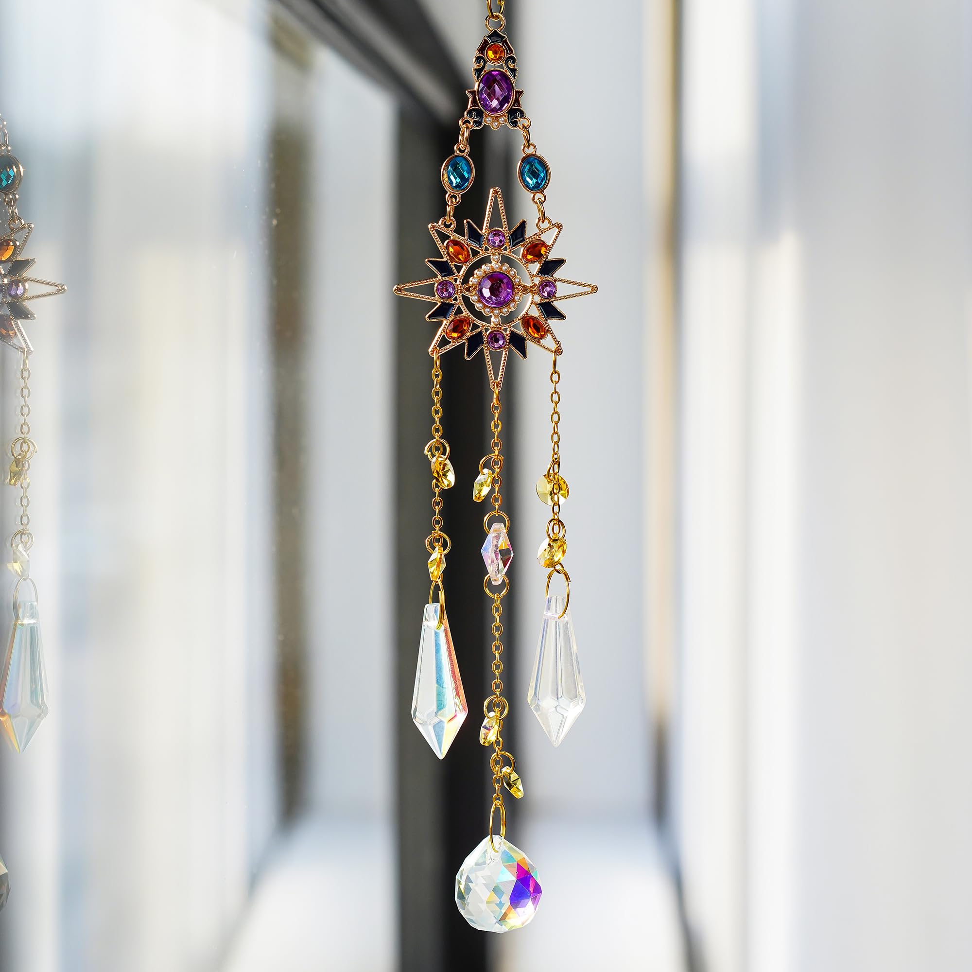 H&D HYALINE & DORA window decor sun catcher brightens walls and shelves.