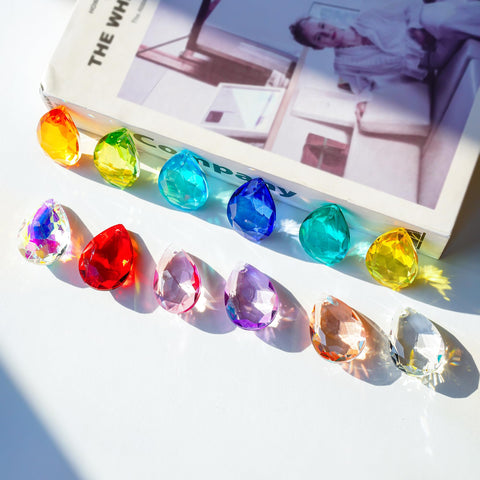 H&D HYALINE & DORA 38mm suncatcher prisms ideal for chandeliers and DIY decor projects
