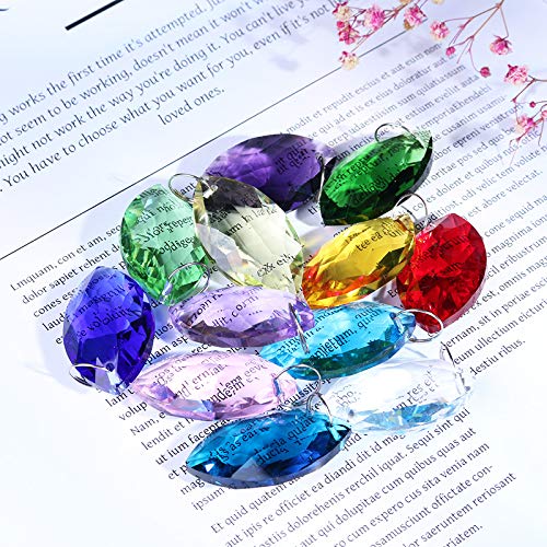 HD Hyaline & Dora 38mm crystal marquise prism pendant adds sparkle to weddings.