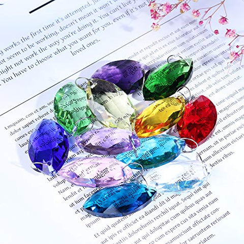 HD Hyaline & Dora 38mm crystal marquise prism pendant adds sparkle to weddings.