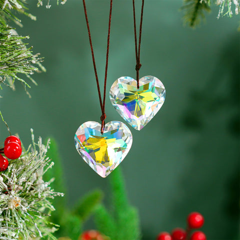 H&D Hyaline & Dora 50mm heart prism for chandeliers and decorative displays