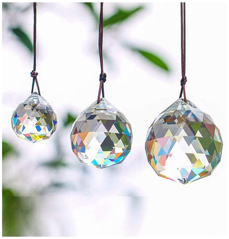 HD Hyaline & Dora 20mm crystal ball prism for sun catchers brightening windows