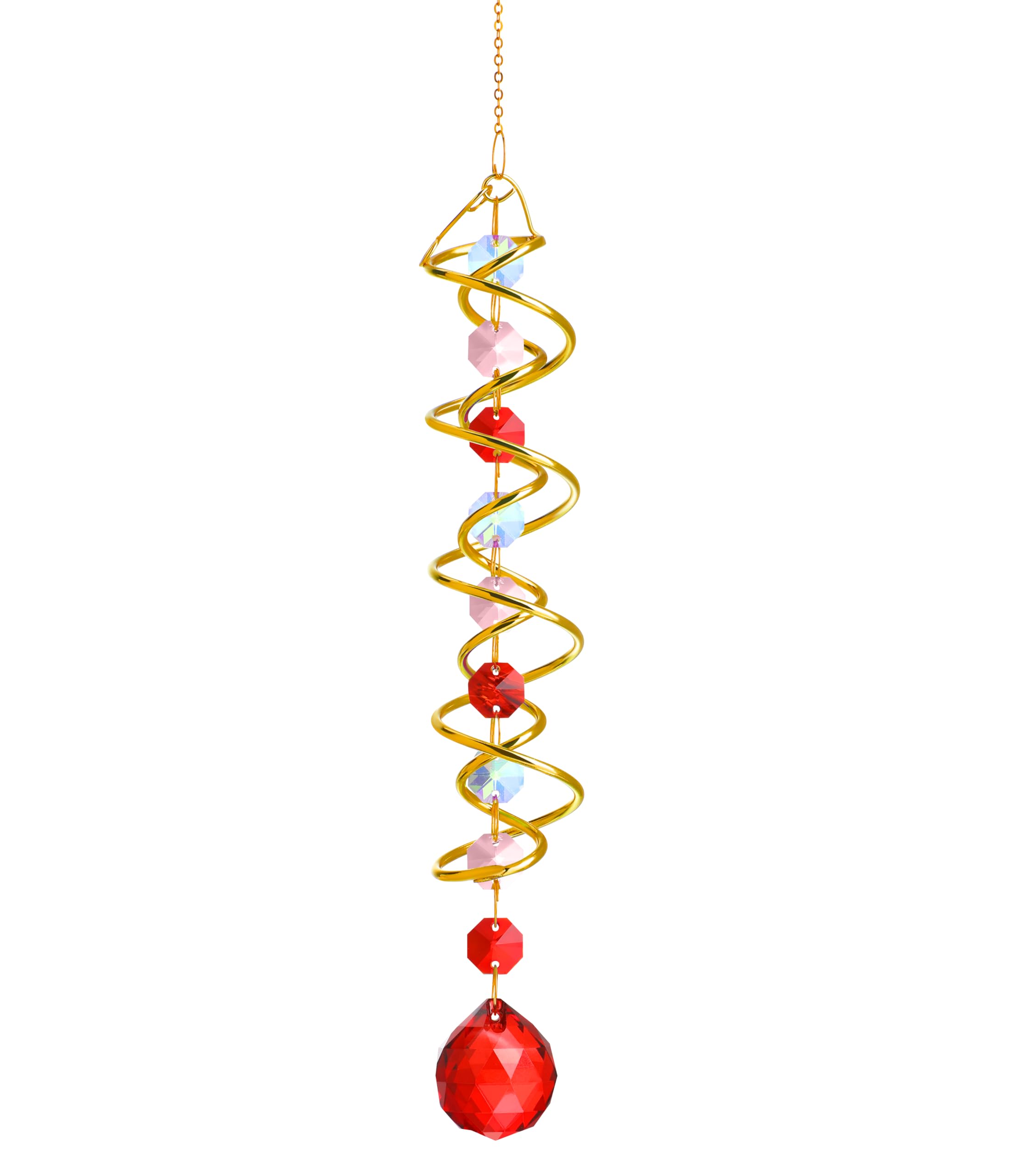 H&D HYALINE & DORA crystal suncatcher ball brightens outdoor garden with color
