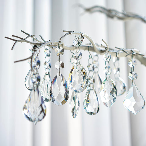 H&D Hyaline and Dora double pendant crystal enhancing chandeliers and trees