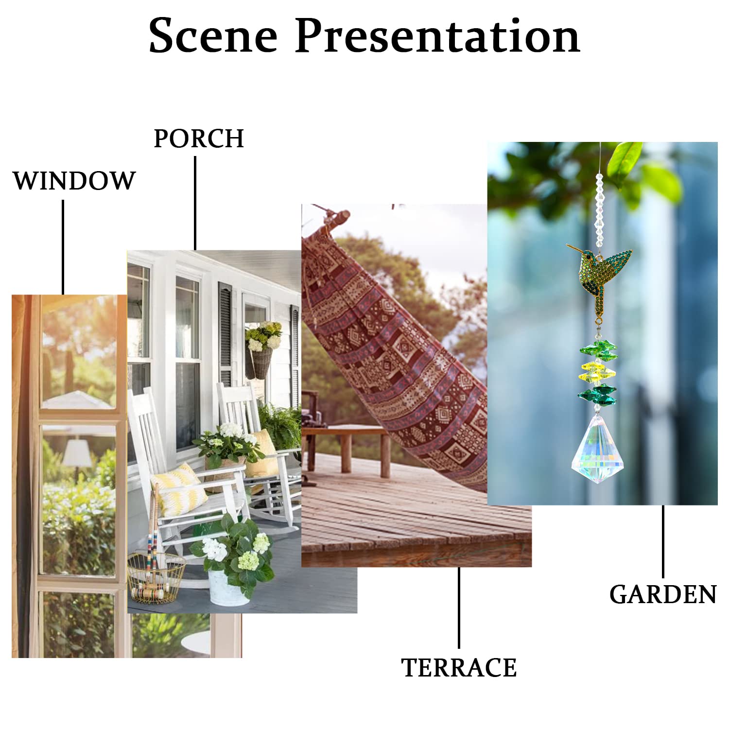 H&D HYALINE & DORA durable windproof sun catcher for year-round display