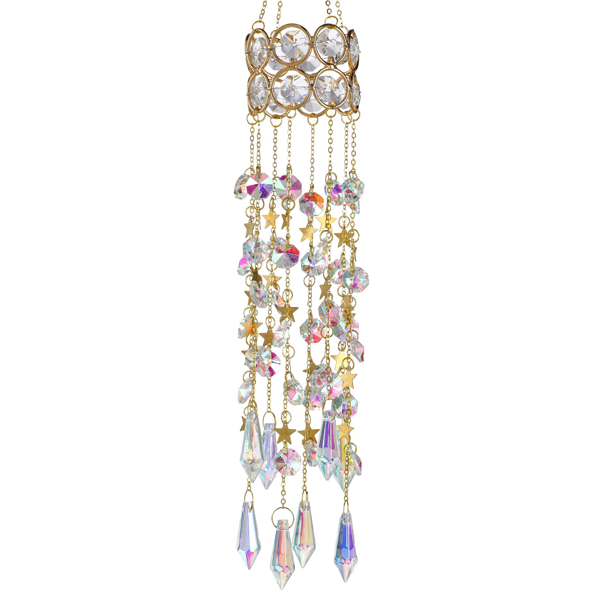 Easy installation hook included on the H&D HYALINE & DORA suncatcher