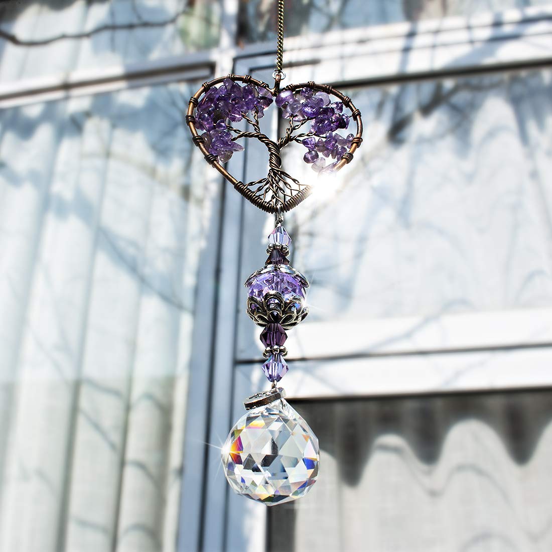 H&D Hyaline & Dora hand-crafted ornament with crystal points