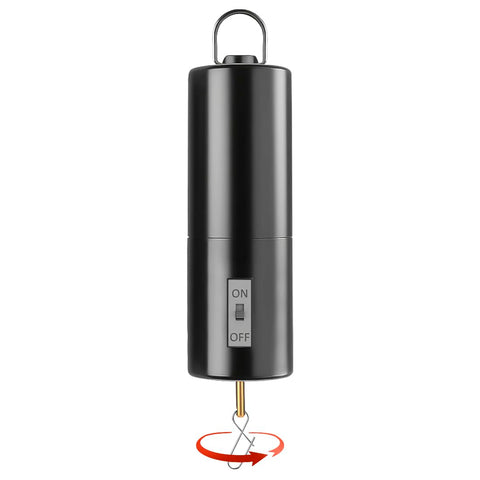 H&D HYALINE & DORA wind spinner motor top view shows compact hanging decor ready to spin