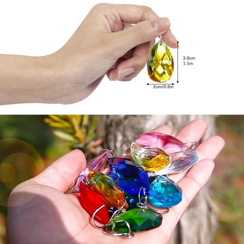 H&D Hyaline Dora K9 crystal glass prism reflects light brilliantly.