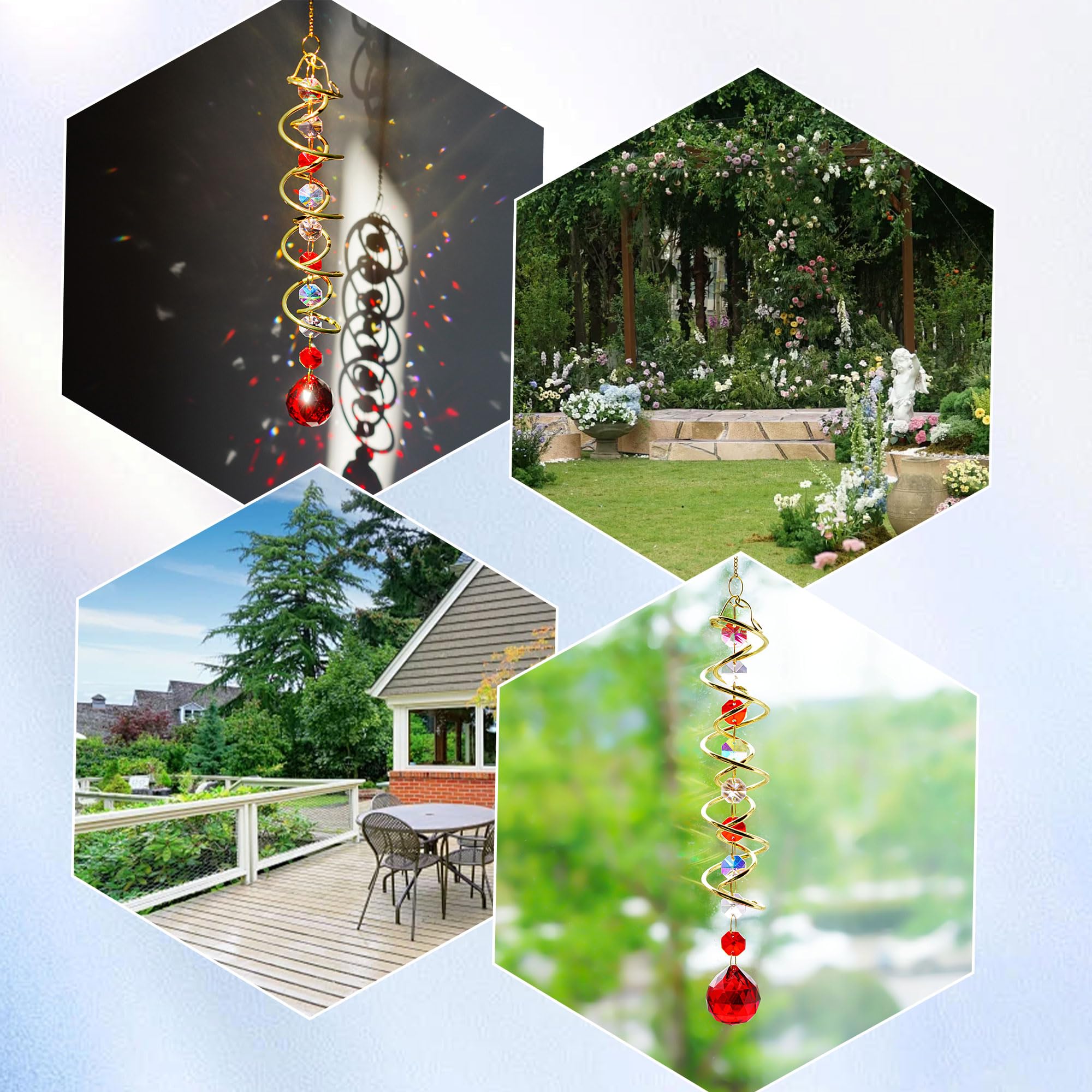 H&D HYALINE & DORA octagonal beads sparkle under sun and breeze