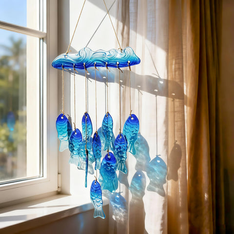 H&D Hyaline & Dora outdoor wind chime for porch or yard, enhancing scenery.