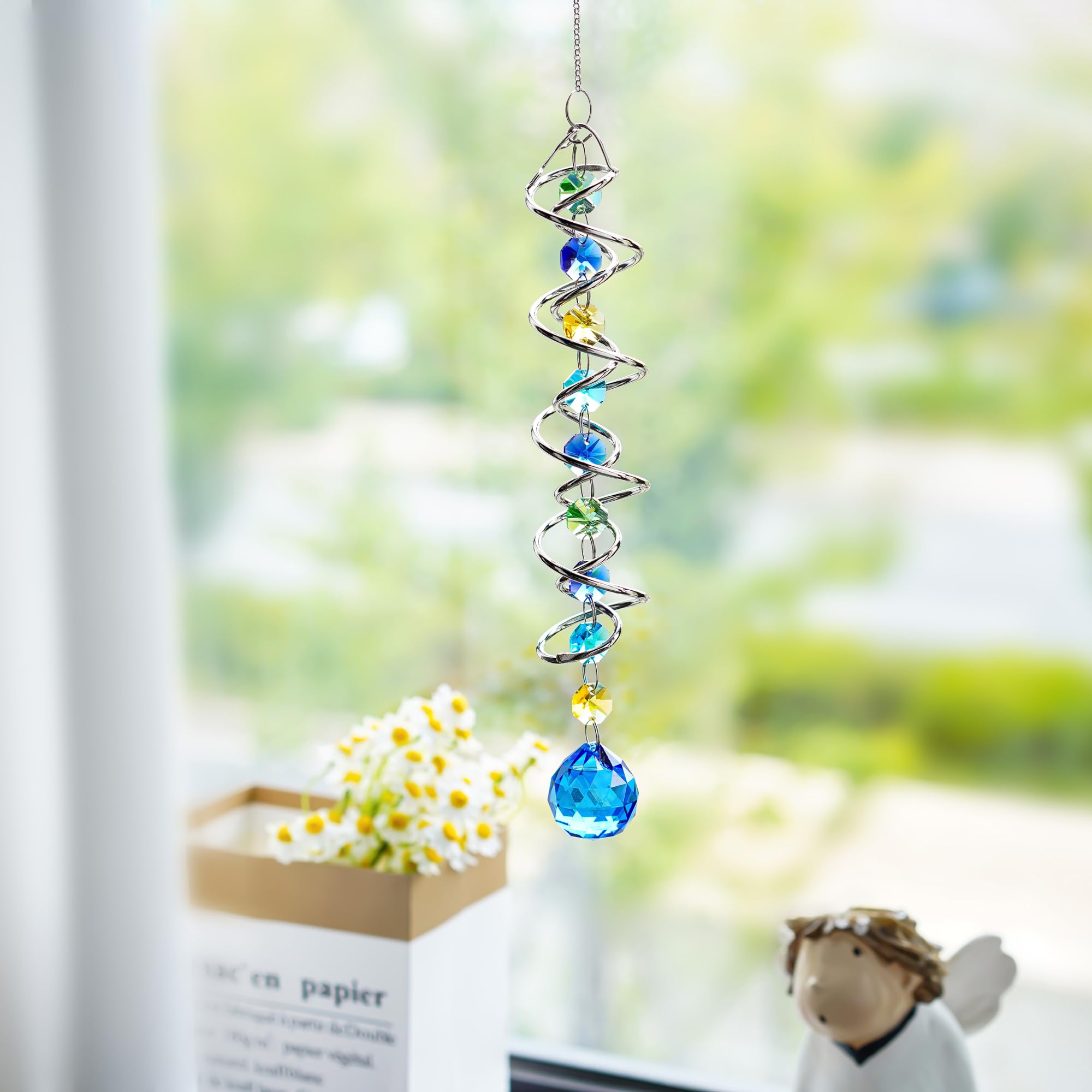 HD Hyaline & Dora rainbow sun catcher brightens windows and patios