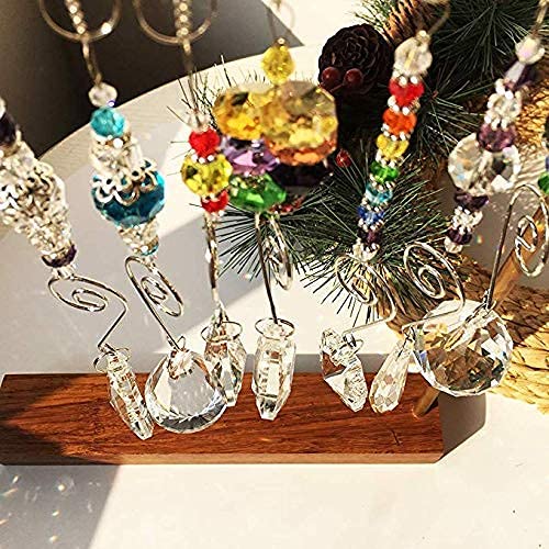 HD Hyaline & Dora Set 7 crystal rainbow suncatcher on chandeliers adds glow