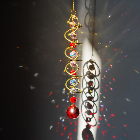 H&D HYALINE & DORA spiral tail adds kinetic charm to sunlit windows