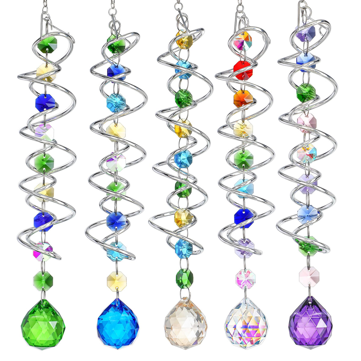 H&D Hyaline & Dora sun catcher with crystal beads for vivid window reflections.