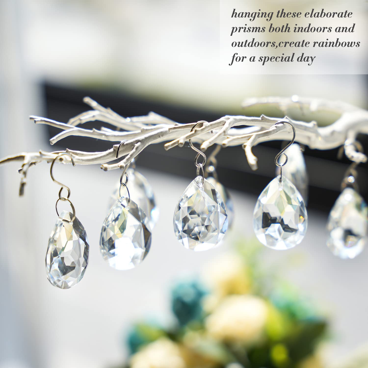 H&D HYALINE & DORA crystal sun catcher prism boosts window light