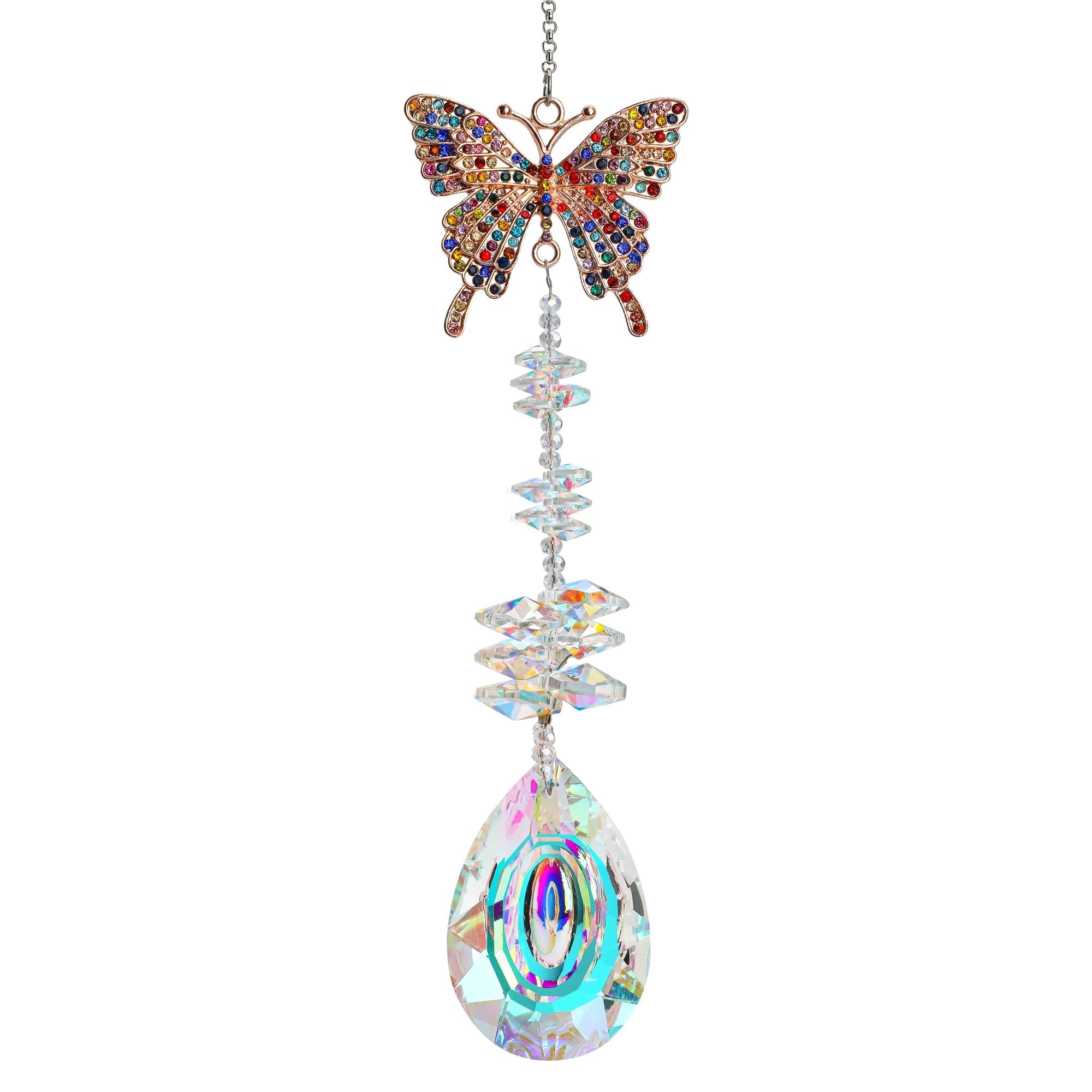 H&D Hyaline & Dora suncatcher crystal butterfly window rainbow reflections