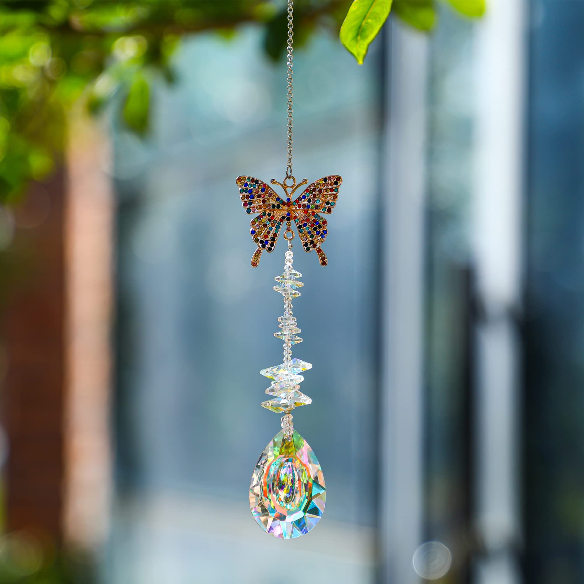 H&D Hyaline & Dora suncatcher prism ornament adds festive glow