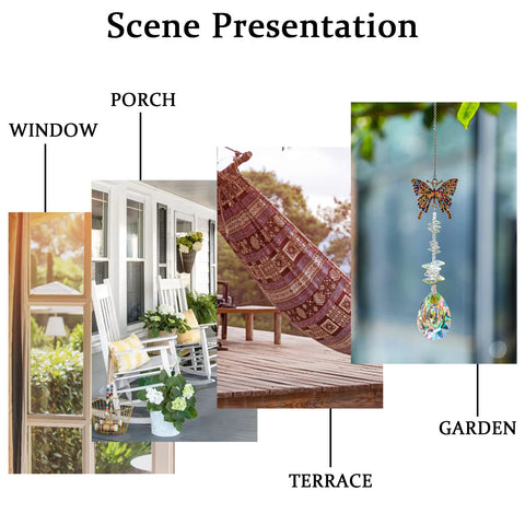 H&D Hyaline & Dora suncatcher crystal butterfly catches sunbeams vividly