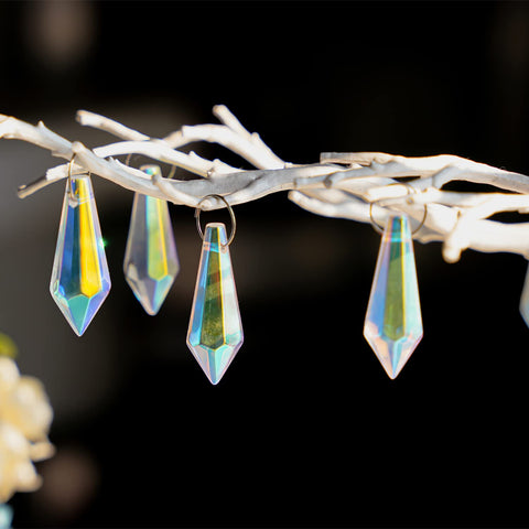 H&D Hyaline & Dora sun catcher prisms for weddings, trees, and festive décor shimmer.