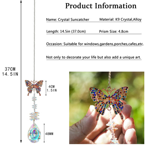 H&D Hyaline & Dora suncatcher prism halo creates shimmering light