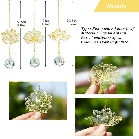 H&D HYALINE & DORA lotus leaf pendant in garden setting