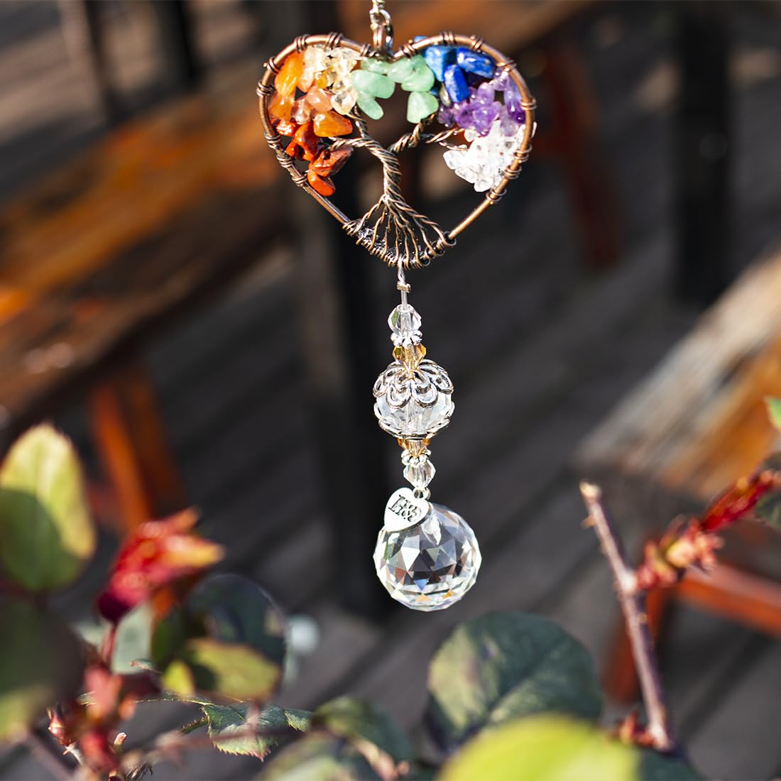 H&D HYALINE & DORA Wedding display pendant creates romantic focal point.