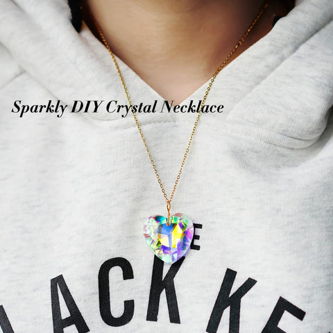 H&D HYALINE & DORA crystal heart pendant for chandeliers and car mirrors.