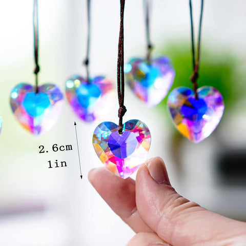 H&D HYALINE & DORA colorful heart prism brightening garden and patio spots.