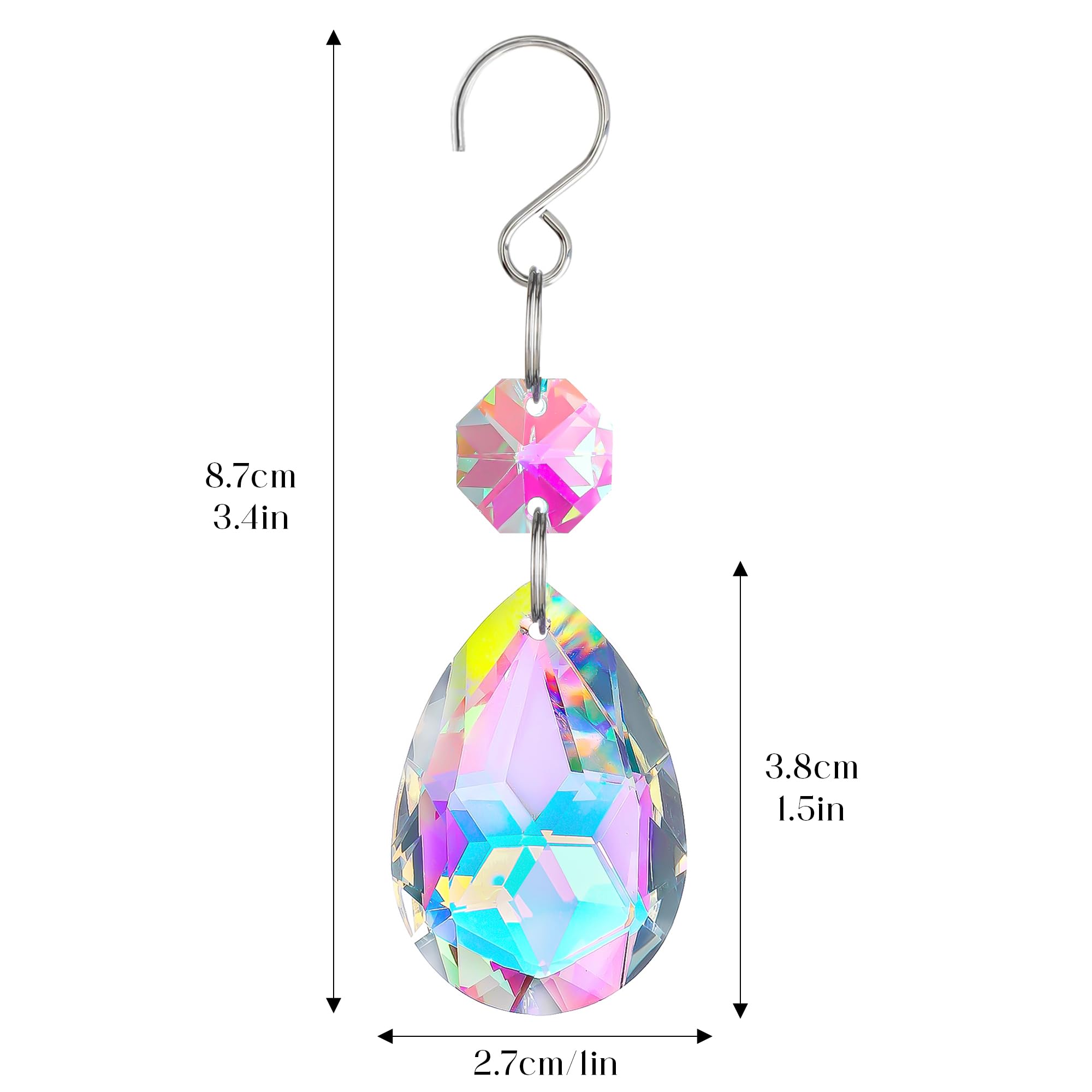 H&D HYALINE & DORA window suncatcher adds color to sunny rooms.