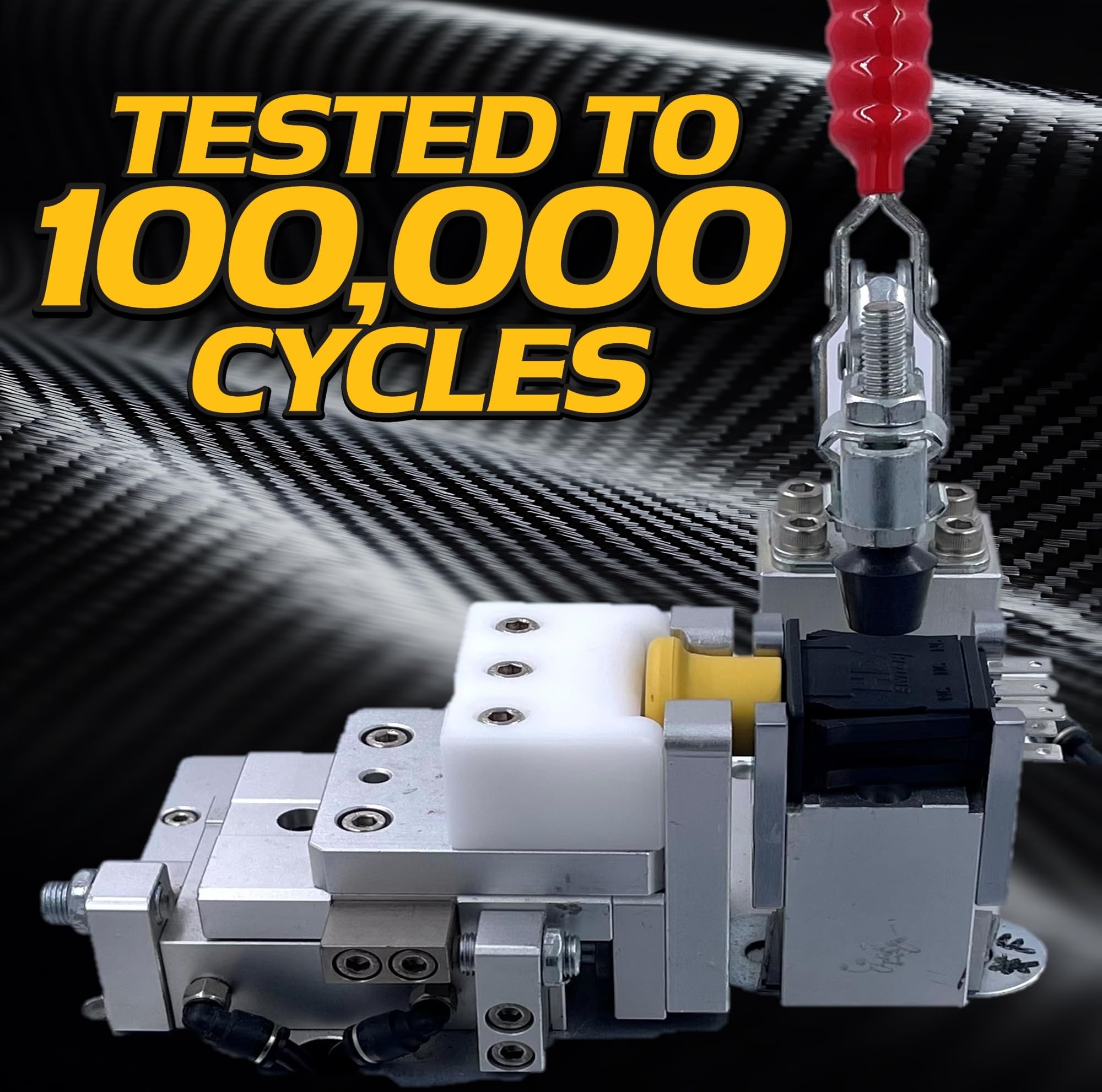 HD Switch 20A PTO switch with rugged metal housing, designed to endure tough outdoor work.