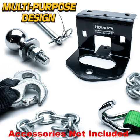 HD Switch Ariens Gravely HD hitch mounted on IKON-X42 for seamless towing