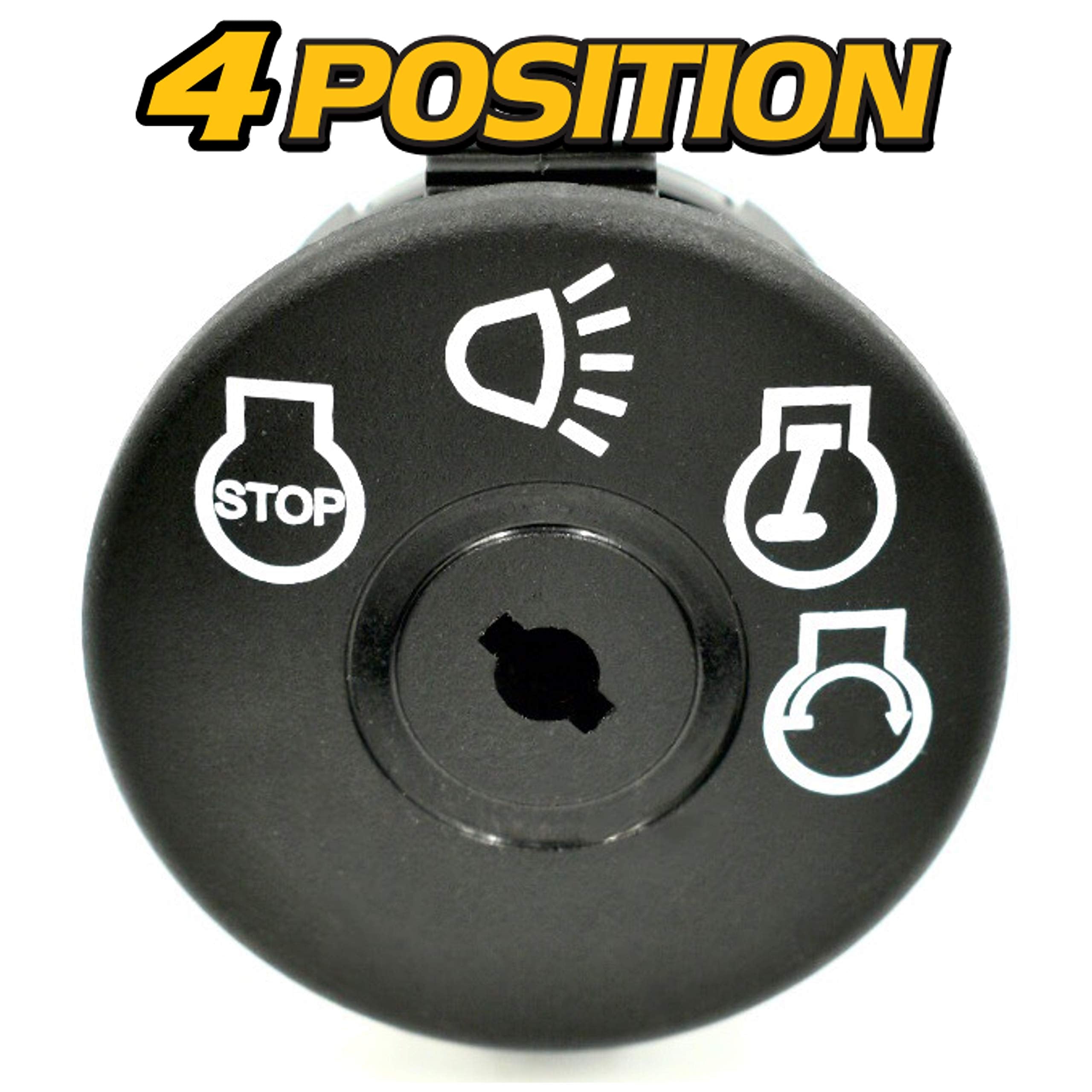 HD Switch direct replacement design fits existing mower ignition setups.