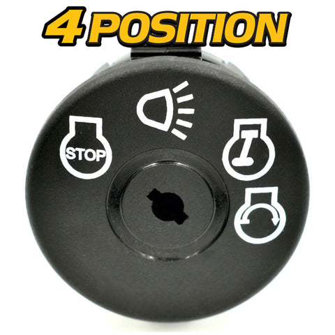 HD Switch direct replacement design fits existing mower ignition setups.