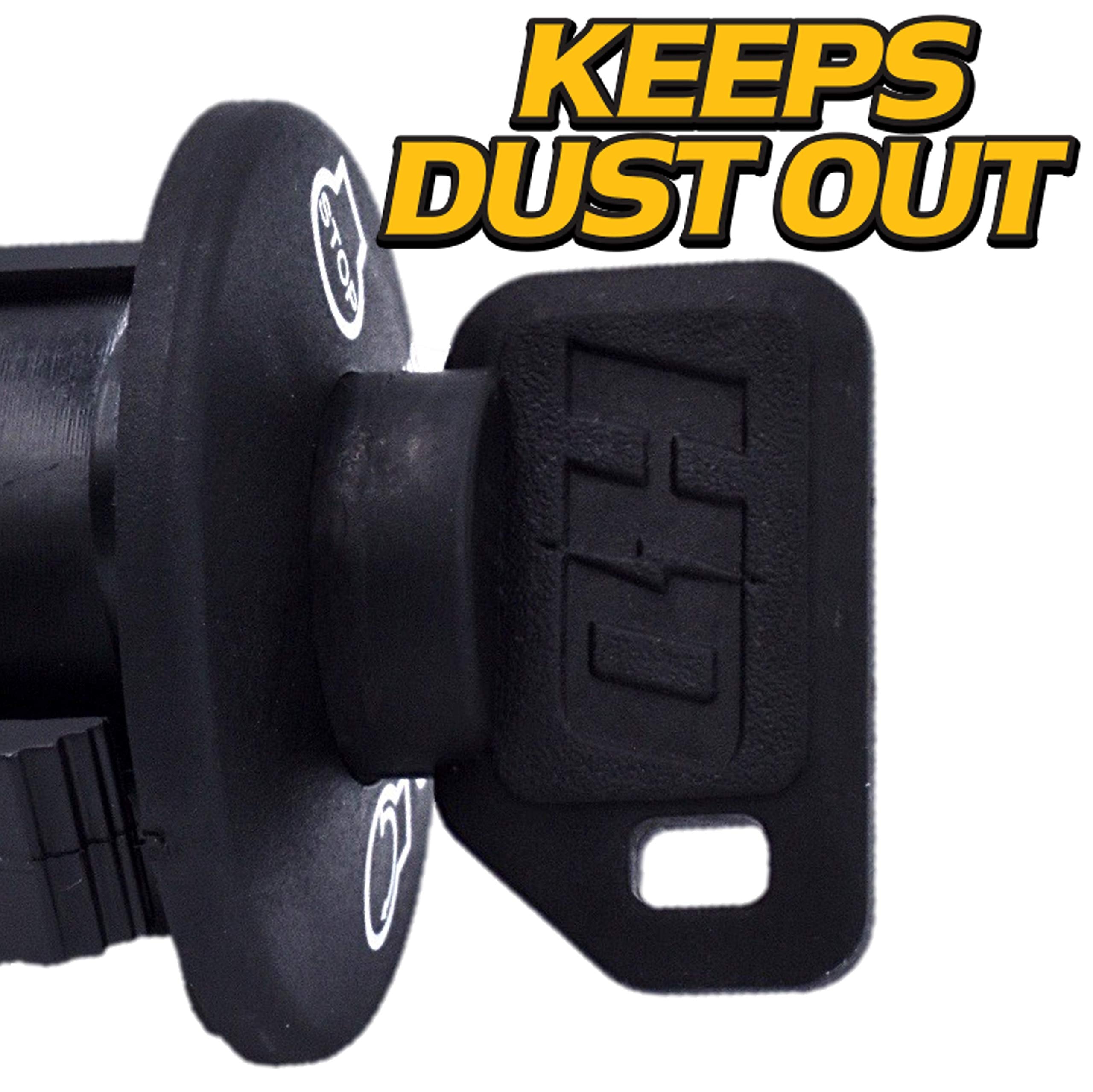 HD Switch four-position ignition with headlight control for efficient operation.