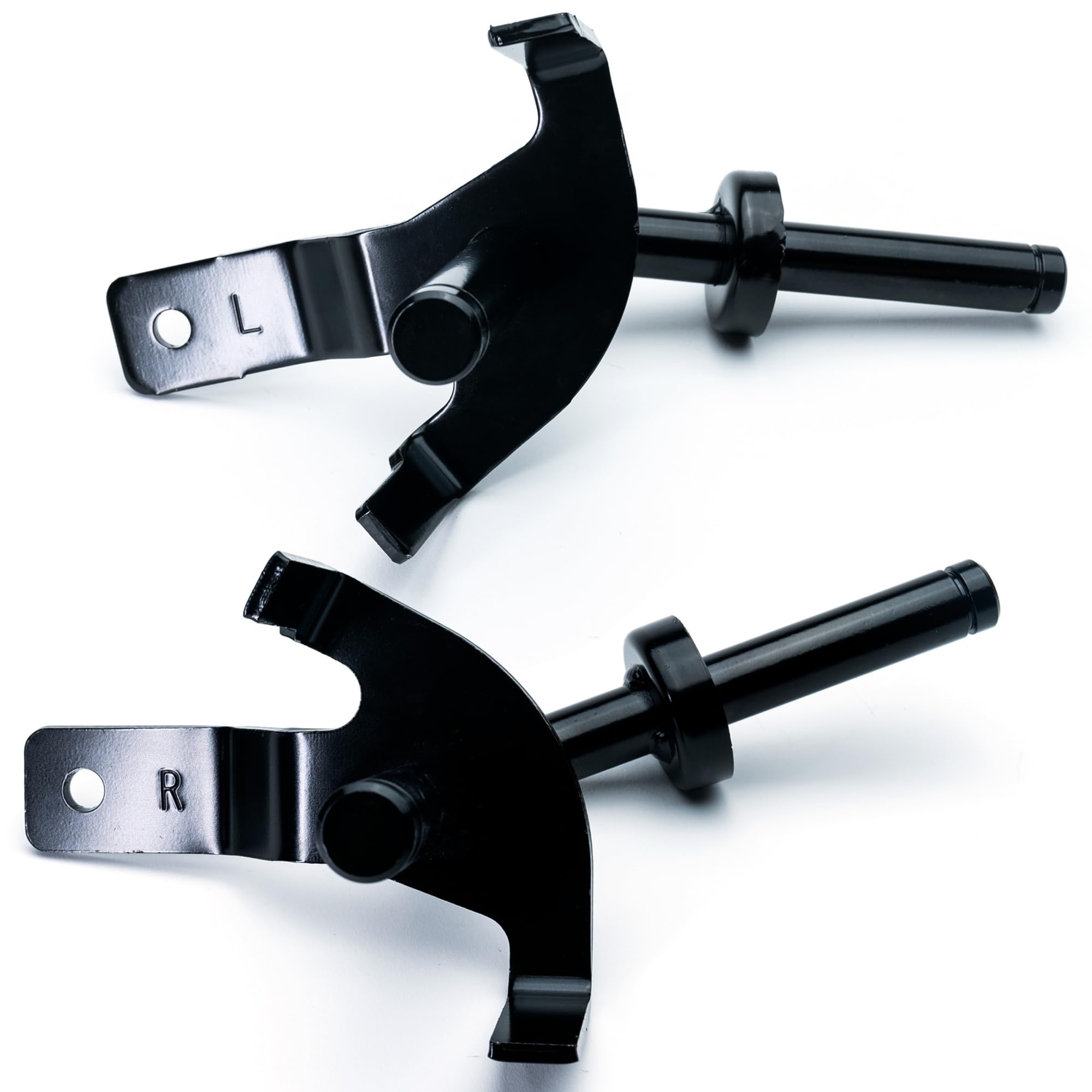 HD Switch front-axle steering spindle provides sturdy alignment.