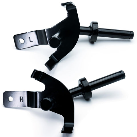 HD Switch front-axle steering spindle provides sturdy alignment.