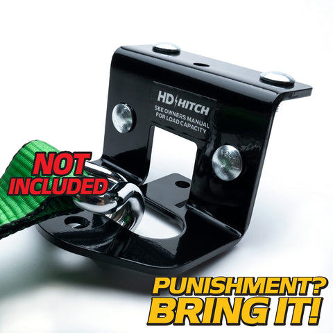 HD Switch durable black powder coat finish resists wear in outdoor mowing tasks