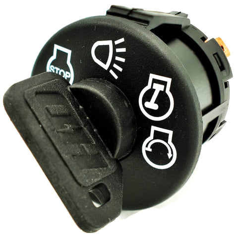 HD Switch key design prevents loose keys during mowing sessions.