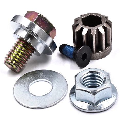 Mounting bolts and flange nut included for quick installation