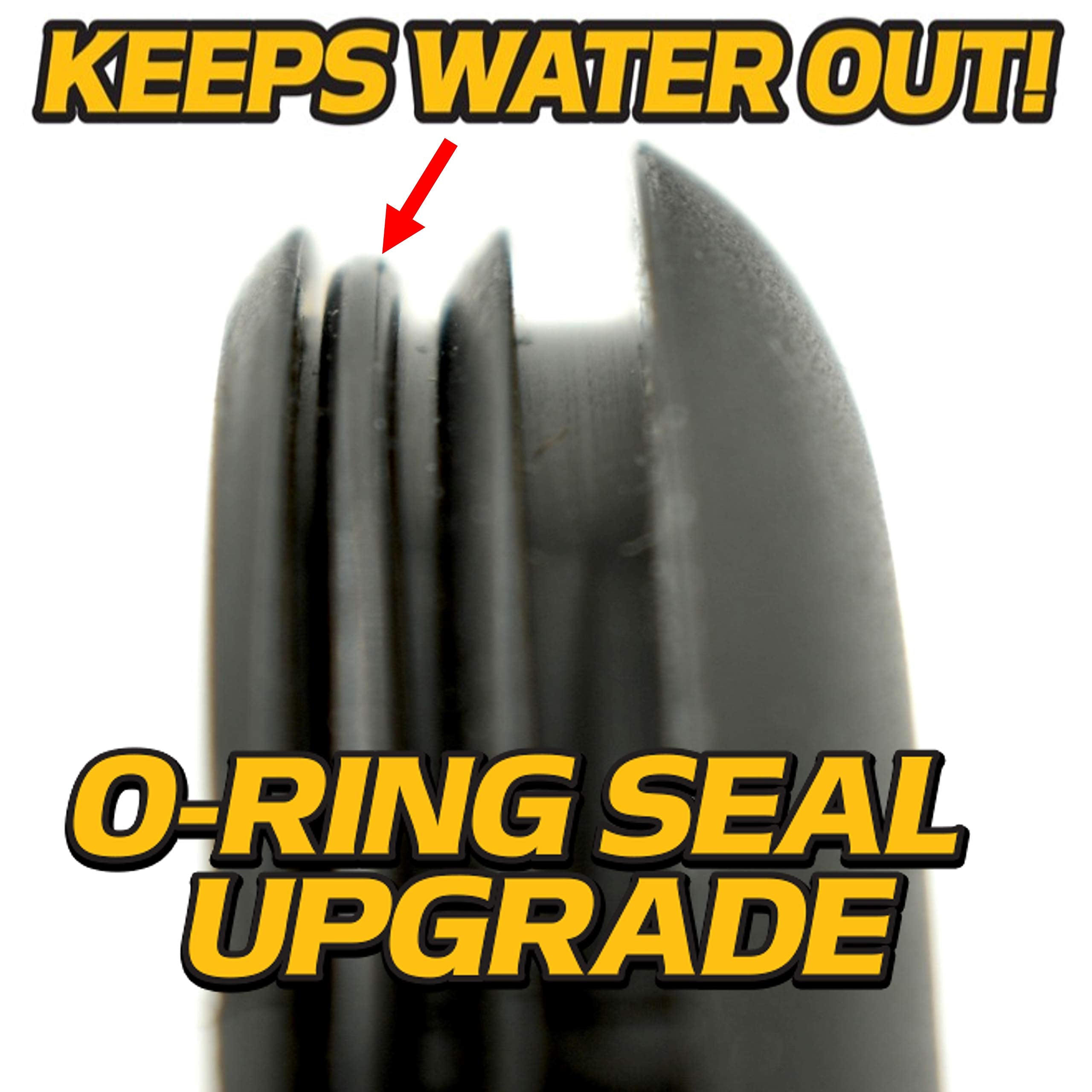 HD Switch O-Ring seal upgrade boosts leak resistance during operation.