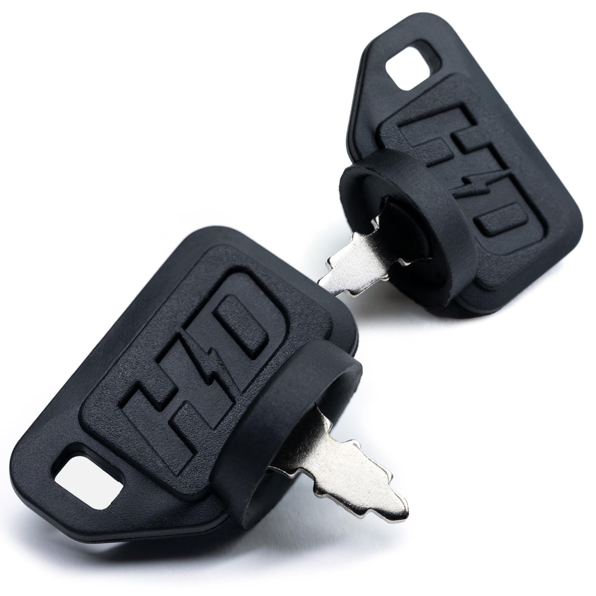 HD Switch premium 2-pack keys for Toro TimeCutter ignition with smooth rotation.