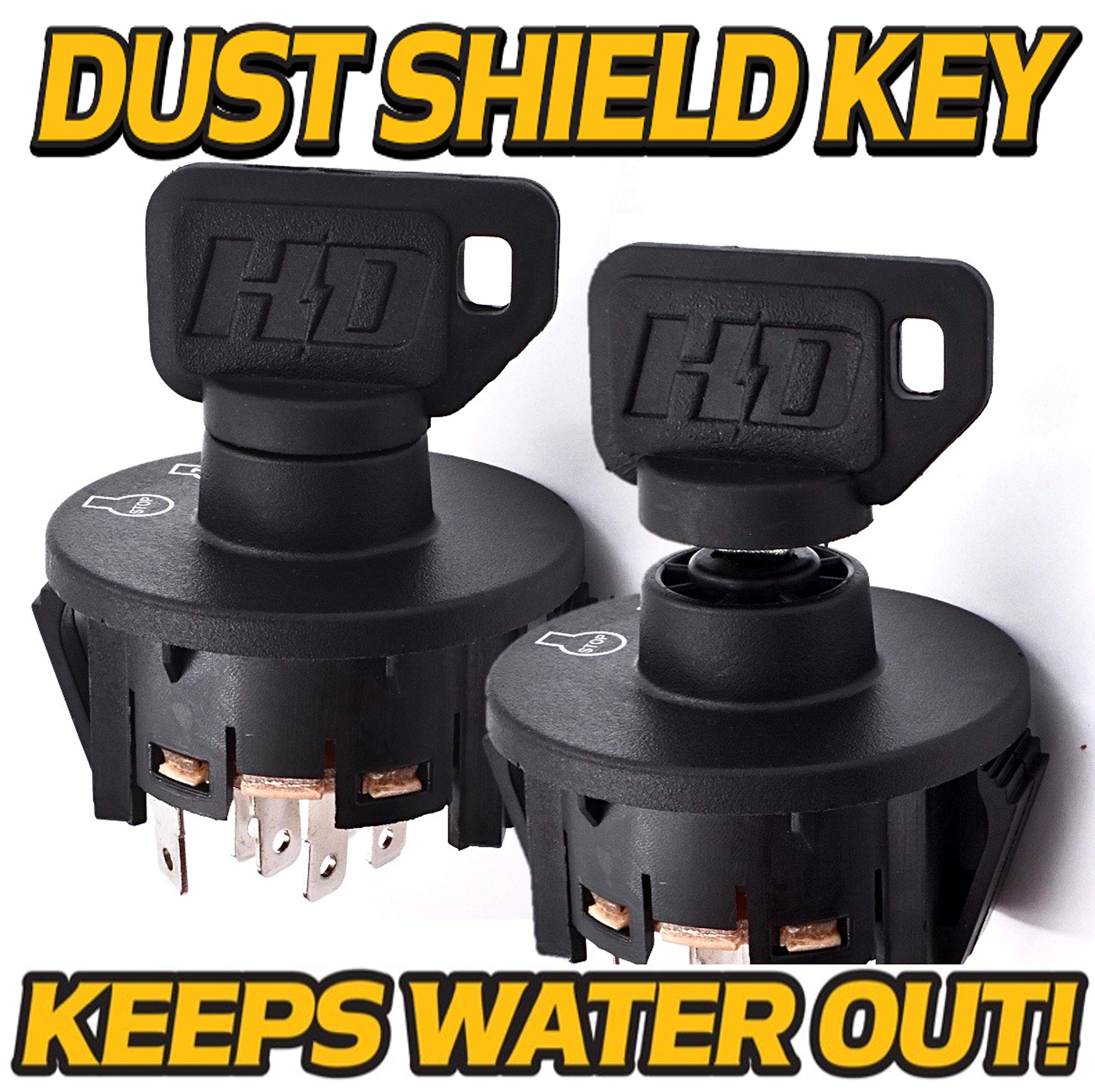 HD Switch protective umbrella keys shielding ignition from dust and moisture