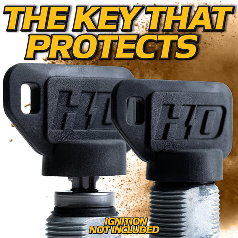 HD Switch soft-grip umbrella key in hand highlights comfortable grip