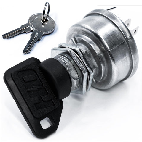 HD Switch starter ignition key switch close-up showing rugged build and reliability