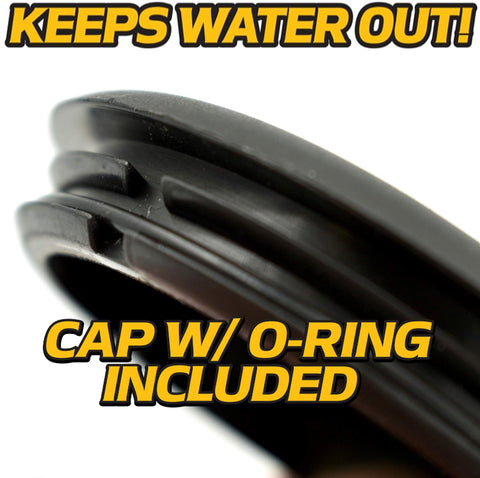HD Switch ZTrak/QuikTrak fit cap shown with compatible models for easy replacement.