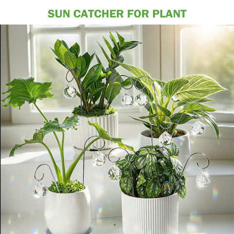 HDCRYSTALGIFTS trellis stakes supporting a plant-filled arrangement