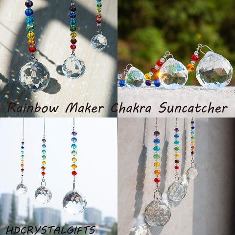 HDCRYSTALGIFTS chandelier crystal suncatcher decor enhances ceiling and wall accents.