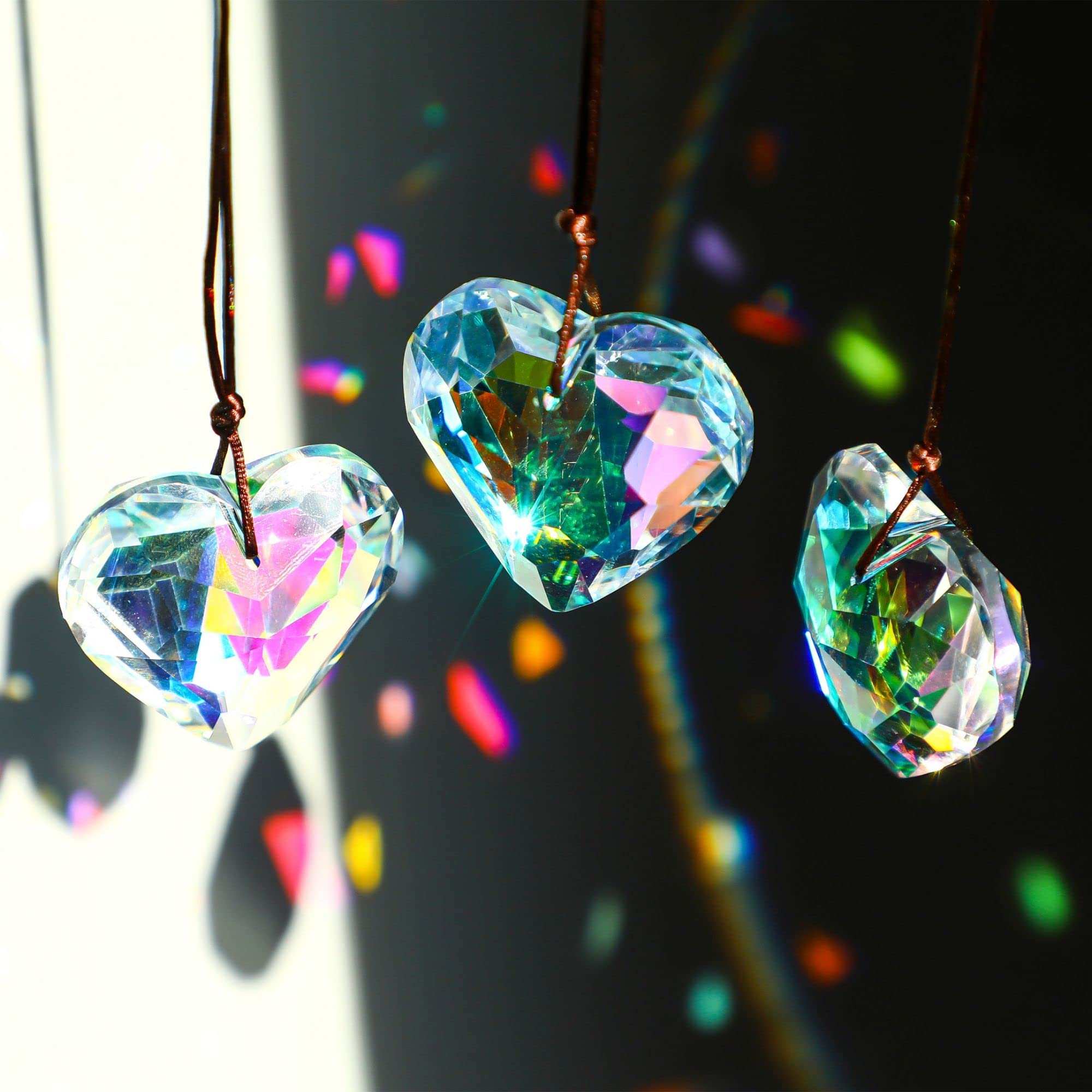 HDCRYSTALGIFTS chandelier prism decor adds shimmer to lighting