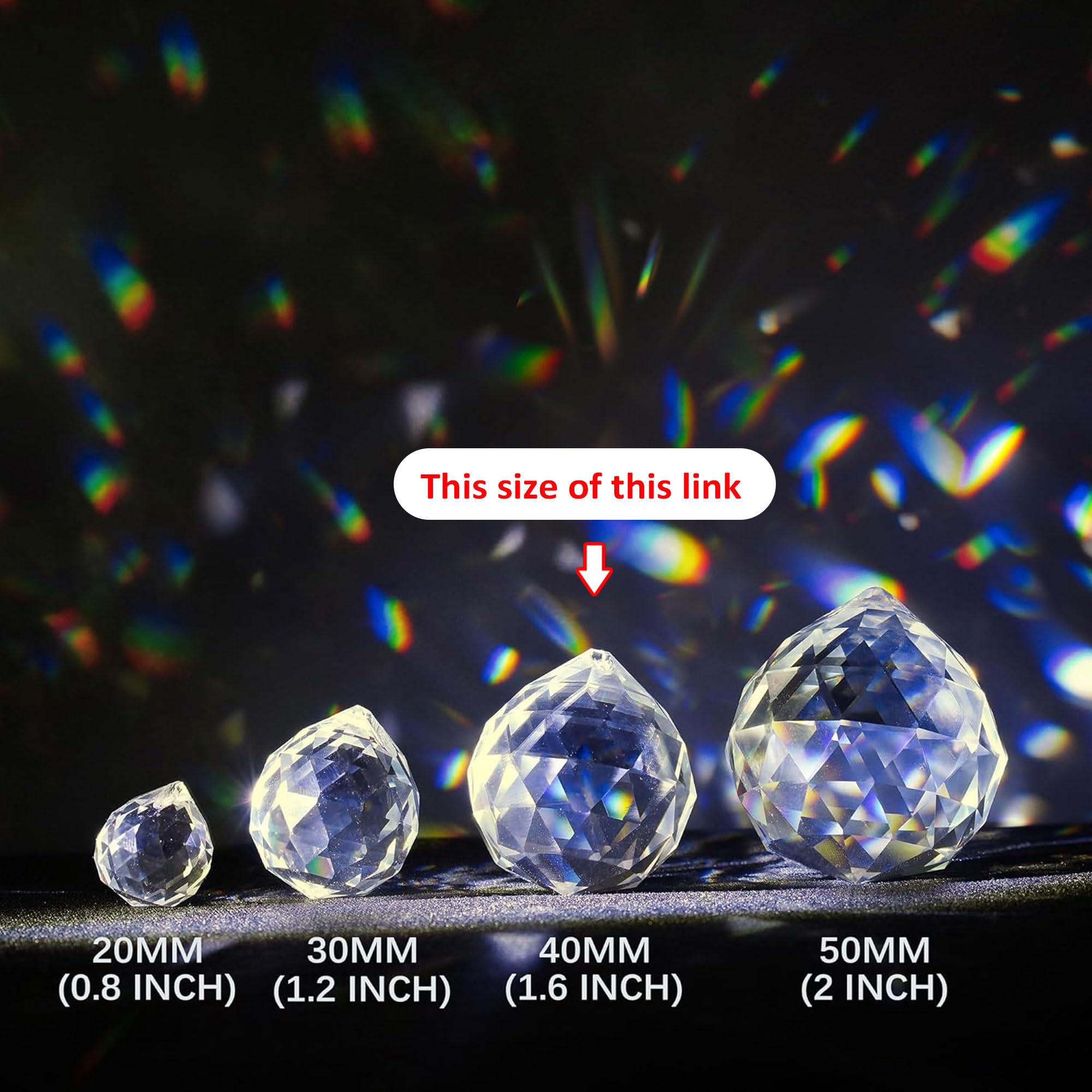 HDCRYSTALGIFTS Christmas tree crystal prism brings sparkle to celebrations.